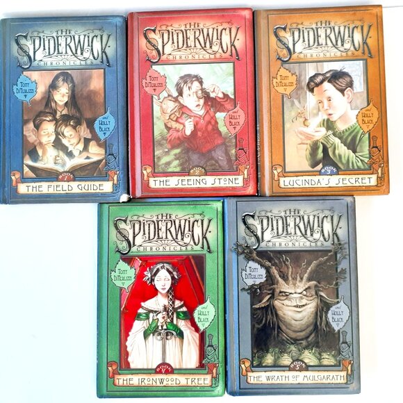 Spiderwick Chronicles Series Tony DiTerlizzi Hardcover Books 1-5 - Picture 1 of 5